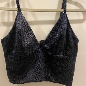 Guess Velour Crop Tank